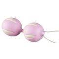 Вагинальные шарики Teneo duo розово-белые